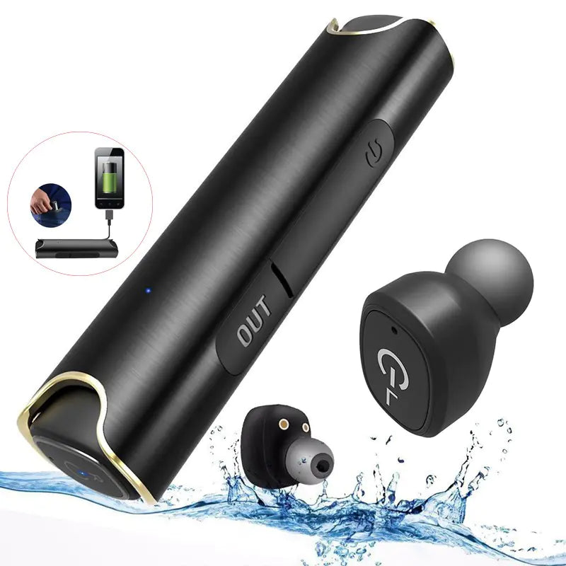 TWS 7 Waterproof Sports Bluetooth Earbuds