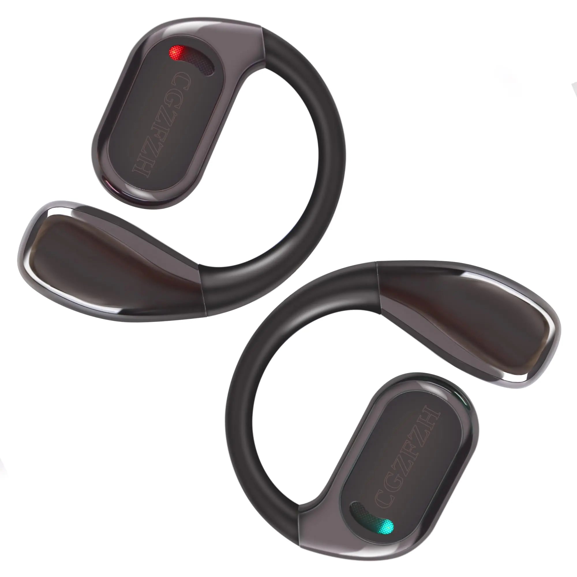 CGZFZH Wireless Earbuds Silicone Hook Over-The-Ear Earbuds Comfortable Open Ear Earbuds Suitable for Music Fitness Work Study Running Cycling.