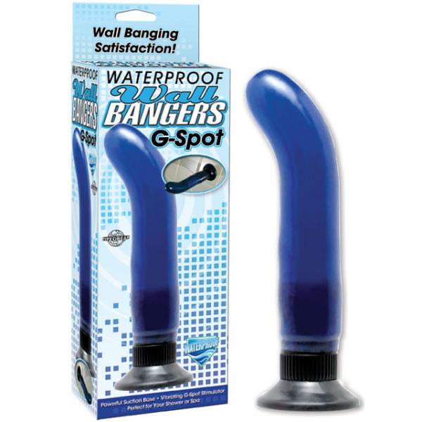 Waterproof Wall Bangers G-Spot Vibrator Blue