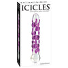 Icicles No 7 Glass Wand Massager Clear