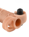 Vibrating Real Feel 2 Inches Extension - Beige