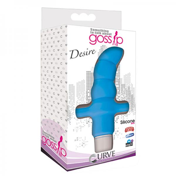 Gossip Desire 3 Speed 4 Function Silicone Vibe Blue