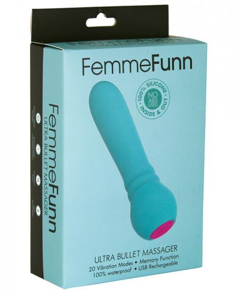 Femmefunn Ultra Bullet Vibrator Turquoise Blue