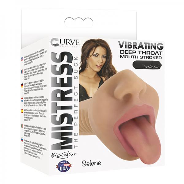 Mistress Bioskin Perfect Suck Vibrating Selene Latte